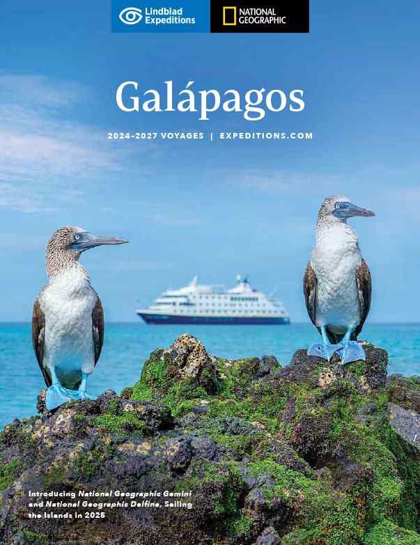 Request your complimentary Gal&aacute;pagos brochure today!