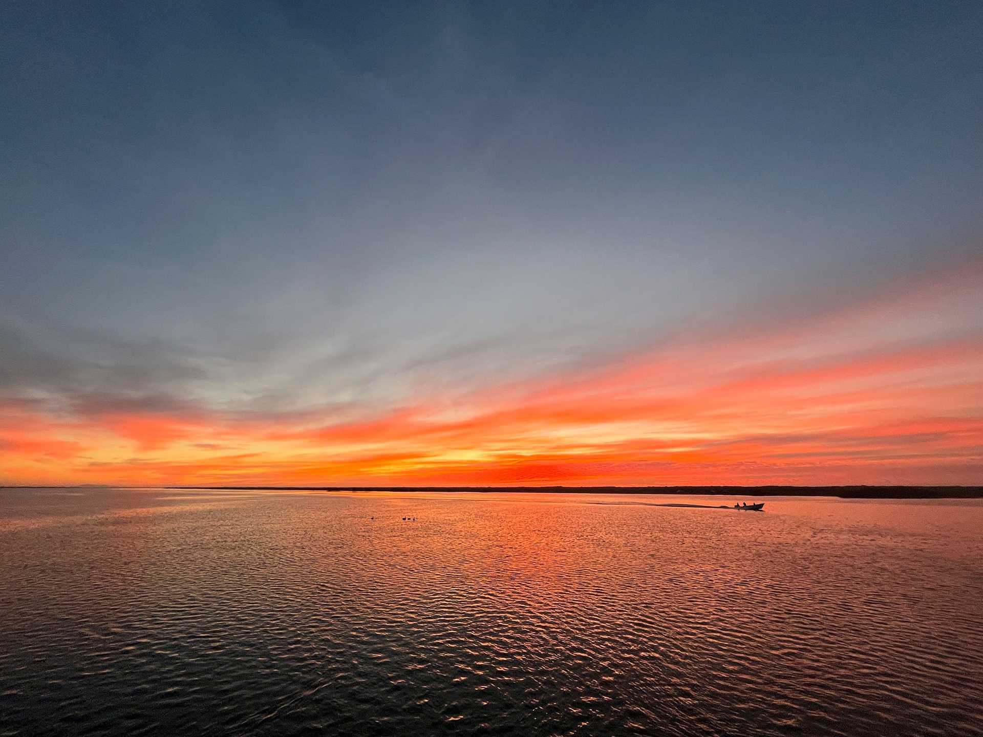 sunset in baja california